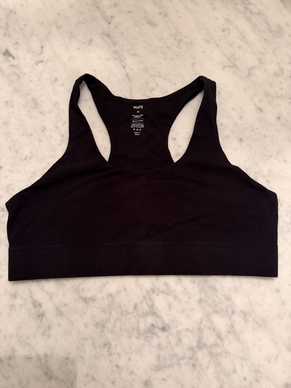MATE the Label Organic Stretch Sports Bra 2X